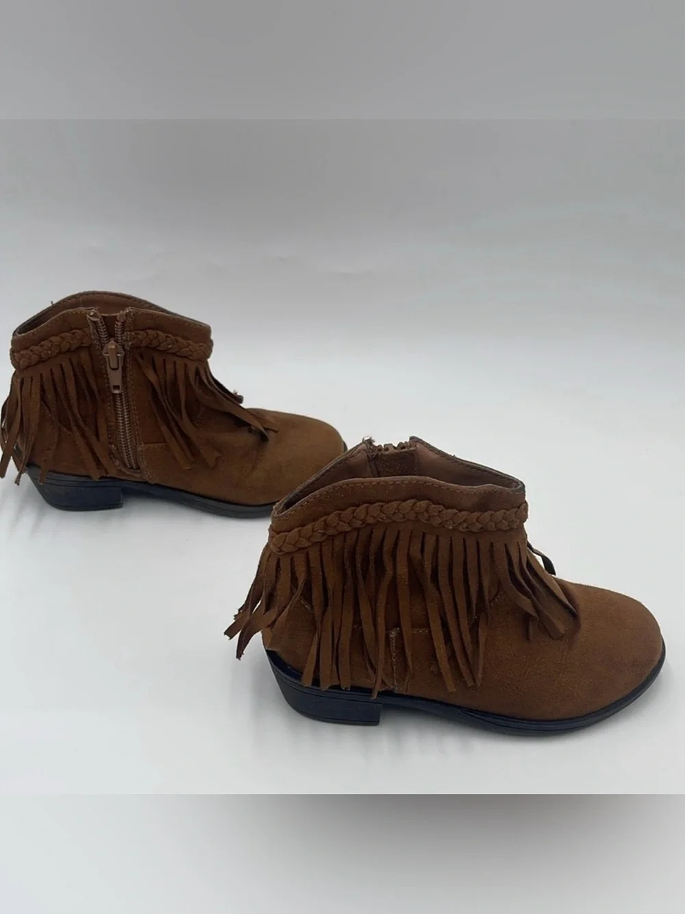 Paris Blues Brown Suede Boots - Kids Size 10